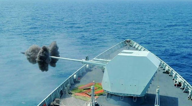 055大驱舰首主炮为hpj45舰炮052d也一样