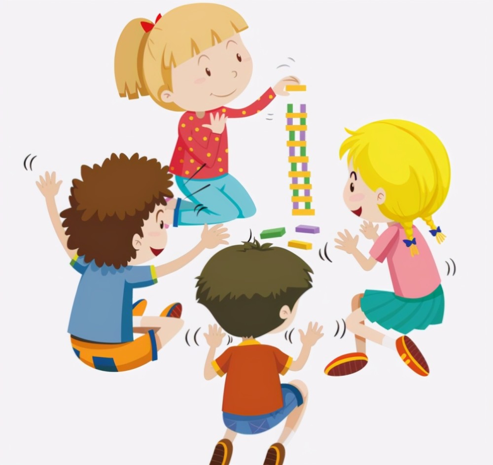 比如孩子要搭积木,这个过程就可以是:我发现一