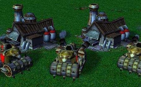 魔兽争霸3 四大种族机械单位实战pk 坦克第一有悬念吗 坦克 绞肉车 投刃车 魔兽争霸 魔兽争霸3