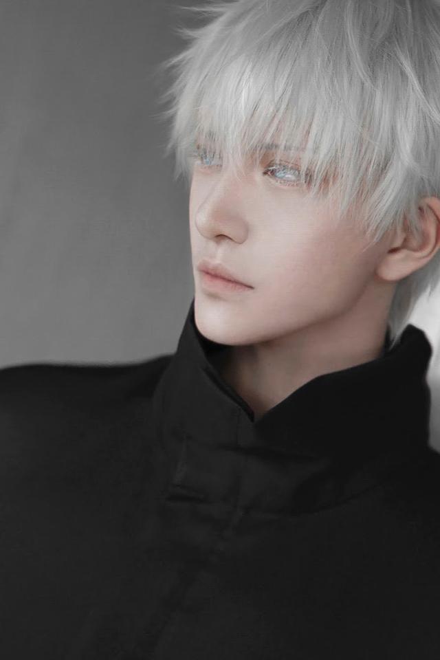 咒术回战 五条悟被靓仔cos 八犬小哥比mappa更懂五条悟 咒术回战 Cosplay 八犬 五条悟