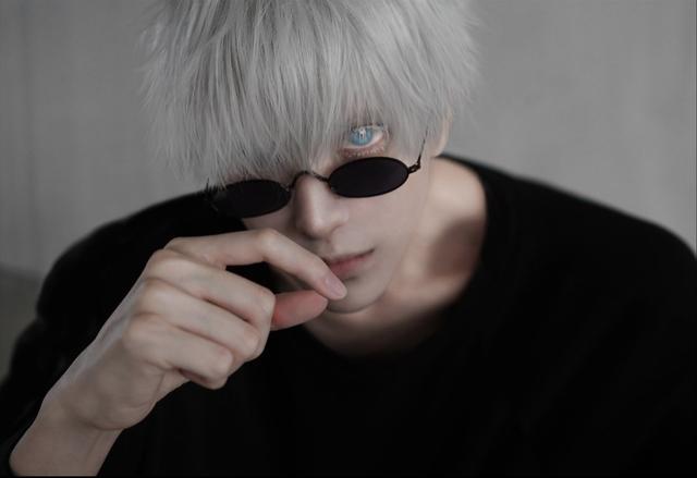 咒术回战 五条悟被靓仔cos 八犬小哥比mappa更懂五条悟 咒术回战 Cosplay 八犬 五条悟