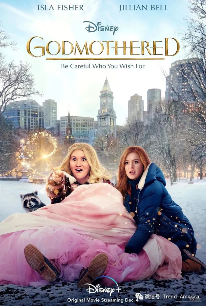 迪士尼圣诞家庭电影魔法教母上线disney卡司谈幕后拍摄