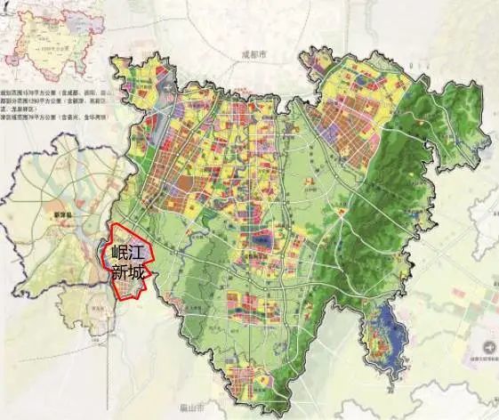 来自天府新区岷江创新城高配土地12月出让