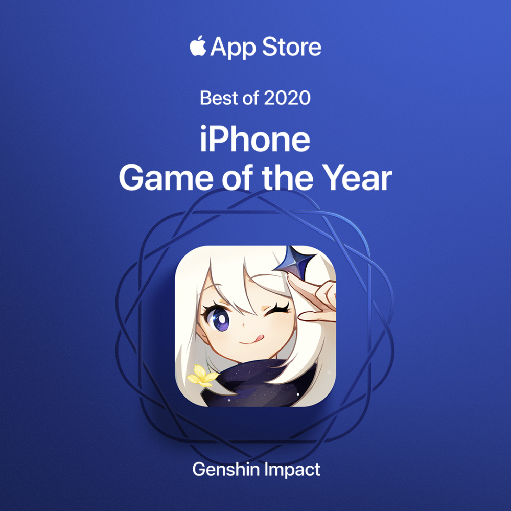 其中,《原神》获得了年度iphone游戏的奖项.gk | 文