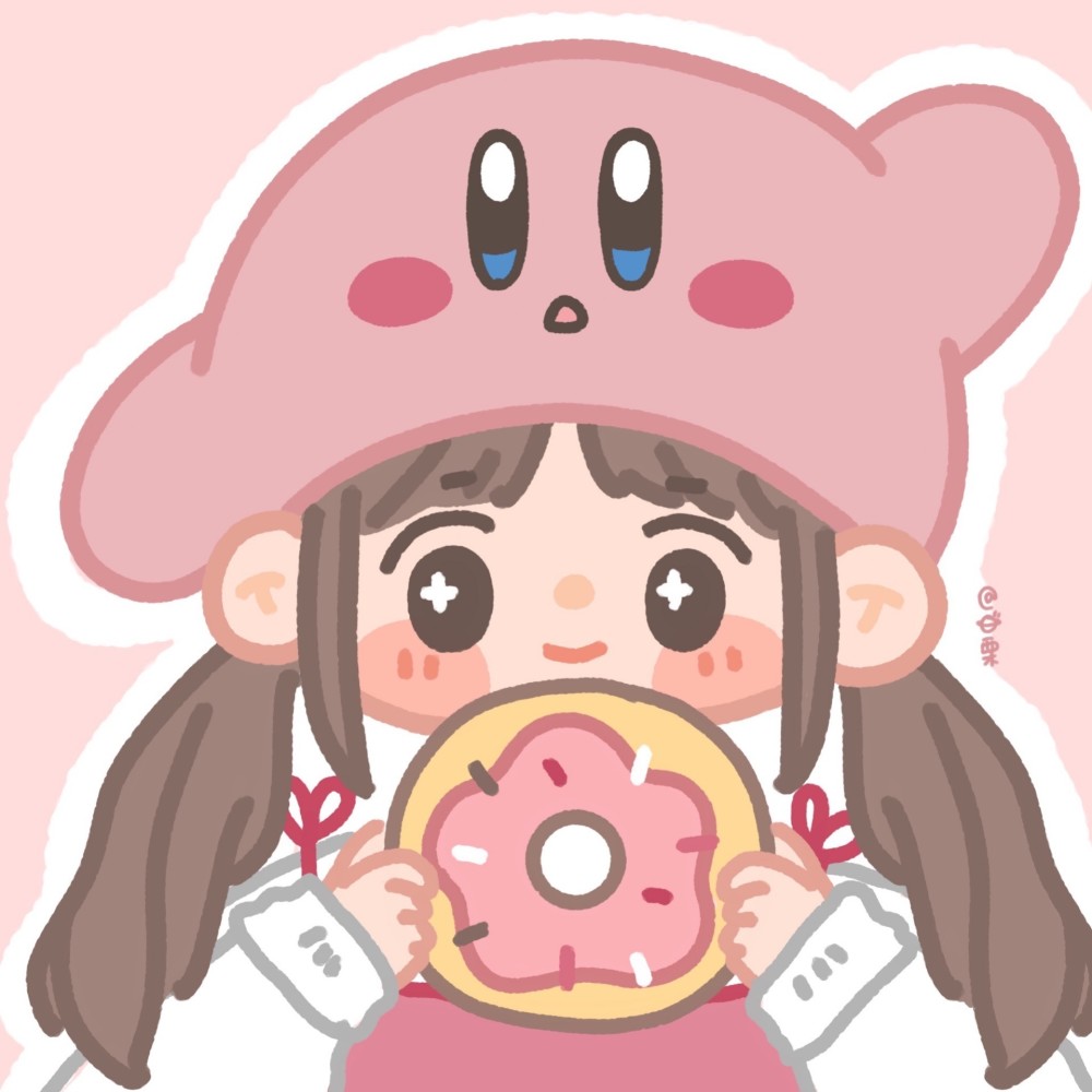 可爱情侣头像 画师:宇宙栗栗