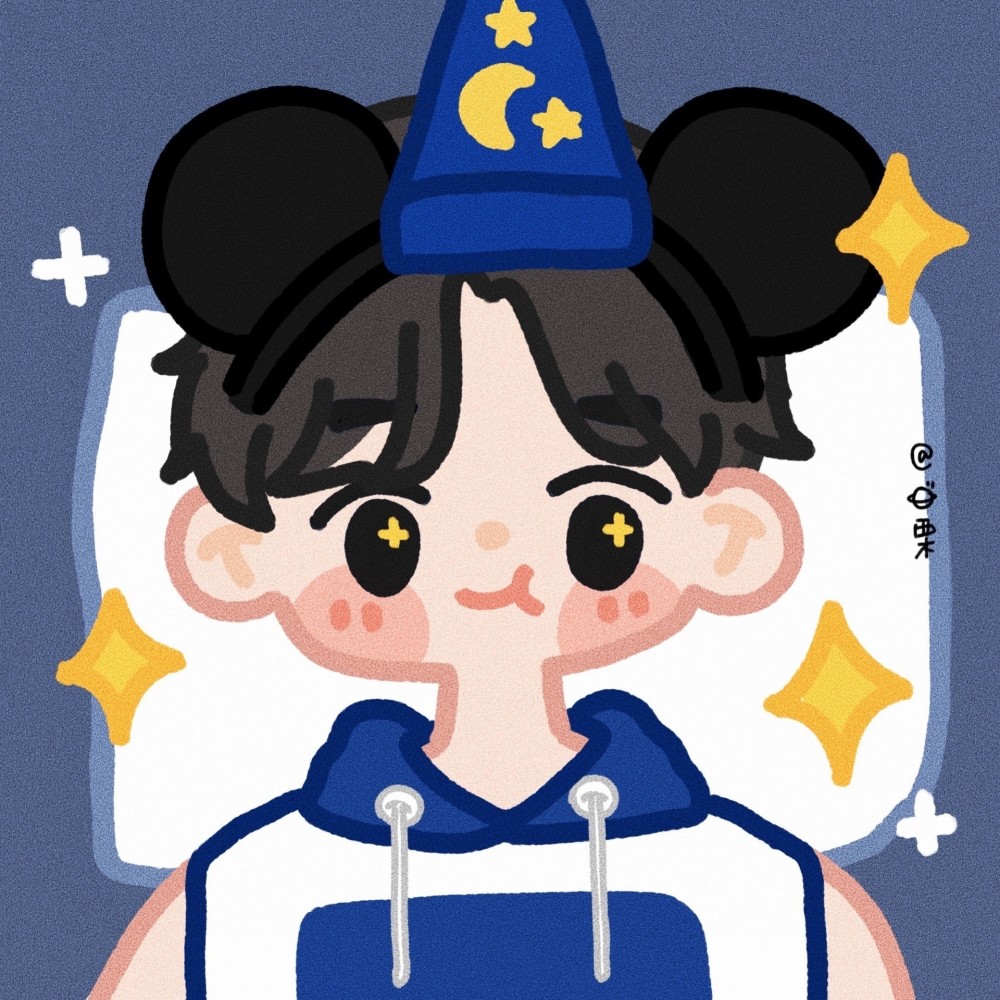 可爱情侣头像 画师:宇宙栗栗_腾讯新闻