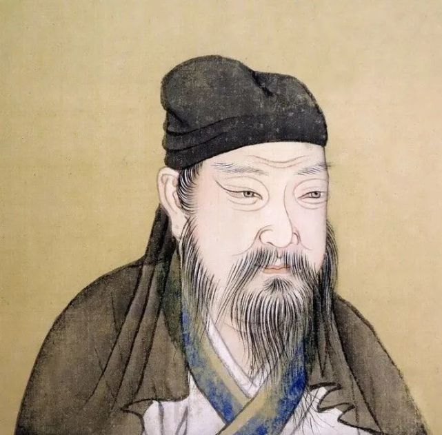 (温国公司马光像)老侯的老乡子思(名孔伋,字子思