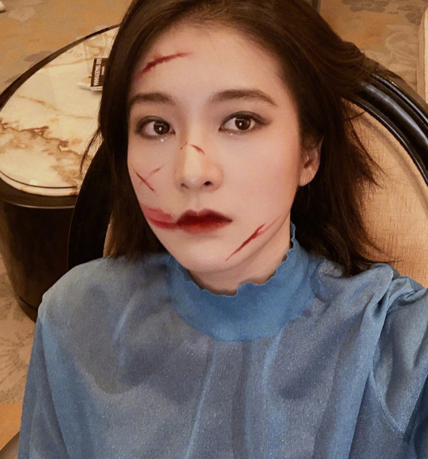 lisa受伤妆,汪苏泷受伤妆,李易峰受伤妆,看到张雪迎:挺逼真!