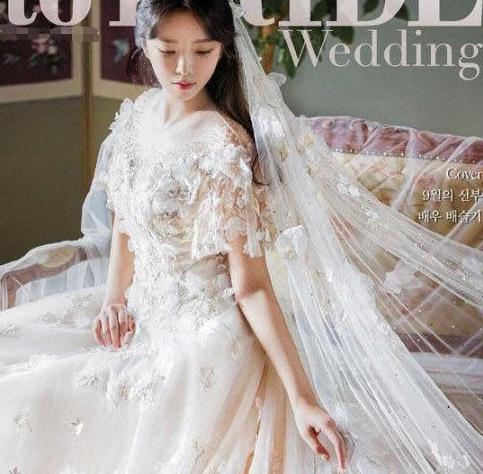 小苹果女主角裴涩琪结婚了婚纱照曝光新郎小她2岁