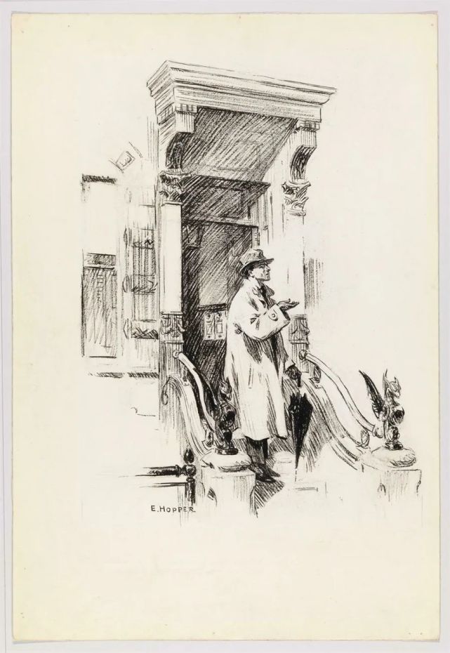 爱德华·霍珀|手稿速写100幅_腾讯网