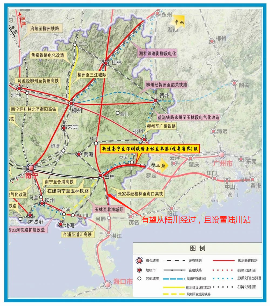 玉林高铁北站详细地图图片