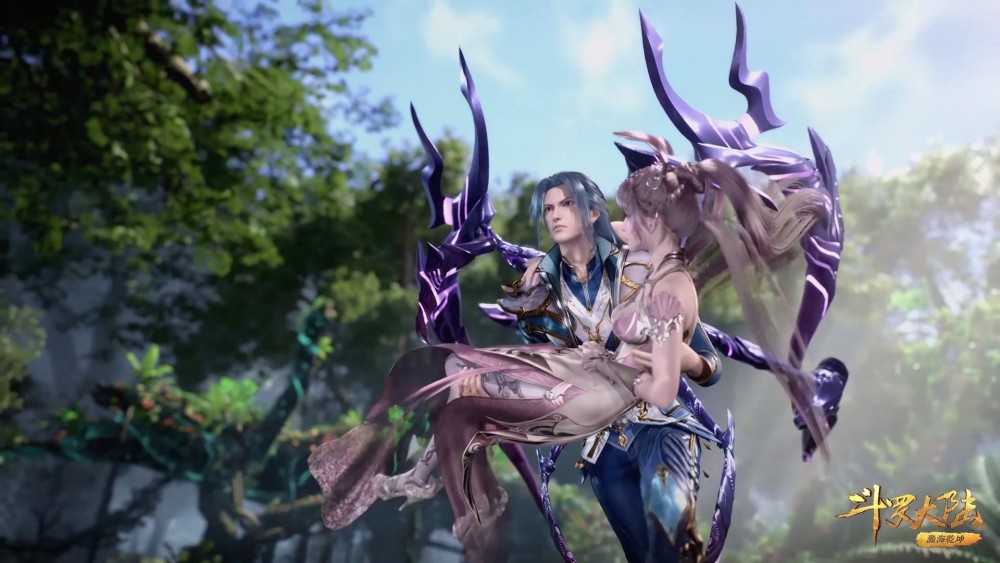 唐三一路抱着小舞,但有谁注意到这几个角度刁钻的镜头,简直了_腾讯