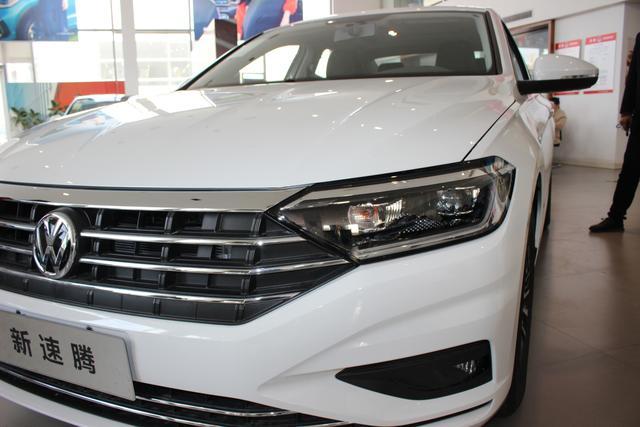 2021款大众速腾到店实拍新增了8英寸仪表配12t14t动力