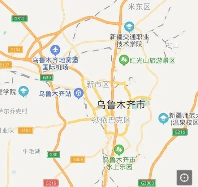 乌鲁木齐在中国的位置图片