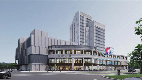 江南大厦外立面改造月底结束地下停车场也会增加许多车位