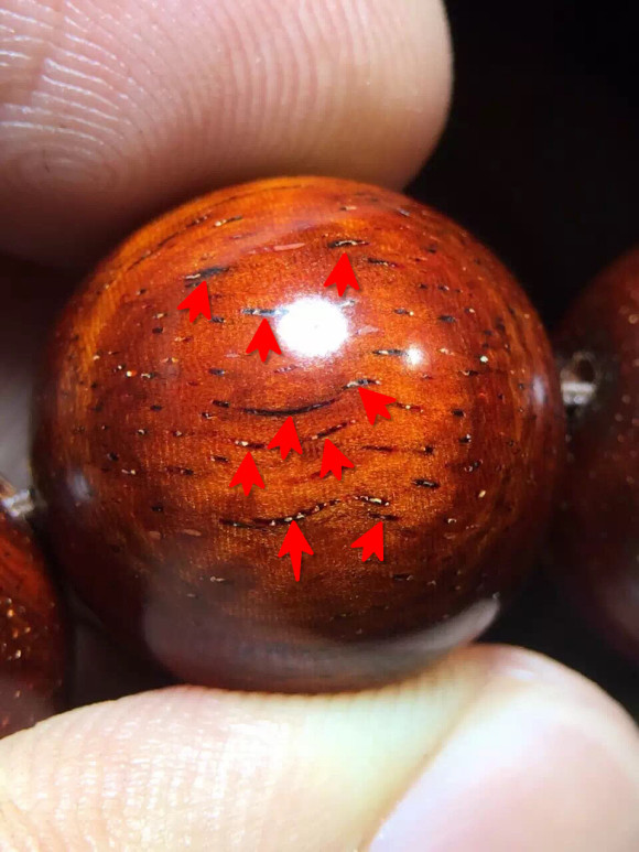 小叶紫檀棕眼里的黑色物质到底是什么?_腾讯新闻