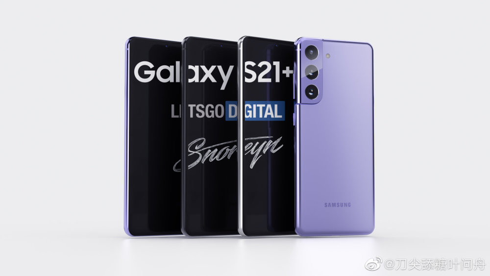 外媒绘制三星 galaxy s21 系列渲染图