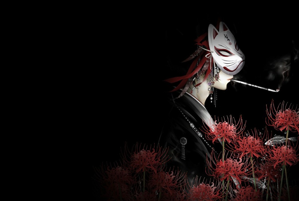 p站美图推荐狐狸面具特辑