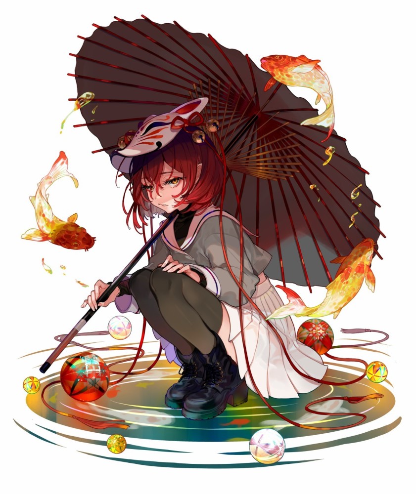 p站美图推荐狐狸面具特辑