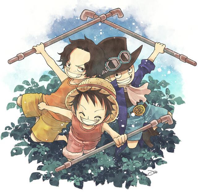 海贼王asl头像分享,三兄弟回归童年的夏天,一起在树下乘凉吃冰棍_腾讯