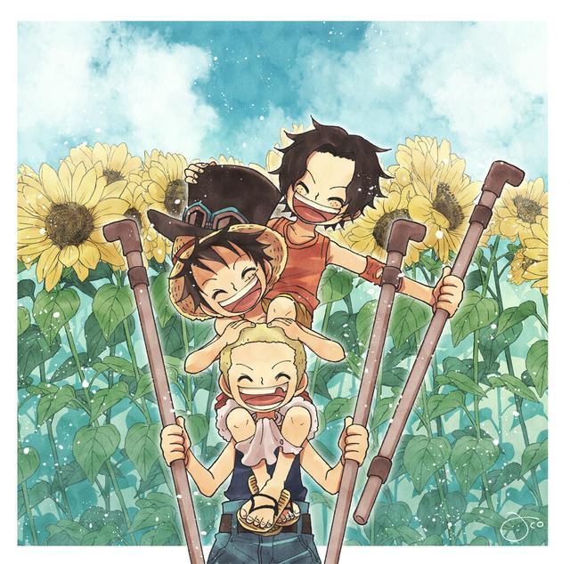 海贼王asl头像分享,三兄弟回归童年的夏天,一起在树下乘凉吃冰棍_腾讯