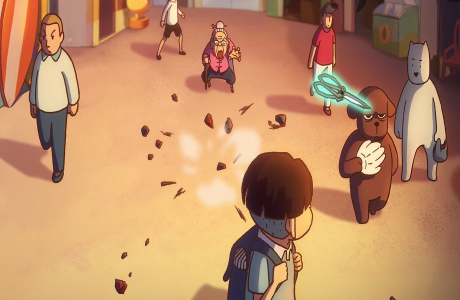 在预告片中就出现了一幕,陈阿婆的孙子被刺客刺杀,但是暗器却被阿柒的