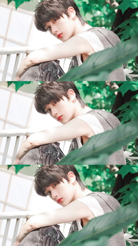 tnt丁程鑫开学了该换壁纸了这不就来了丁哥三宫格壁纸走起