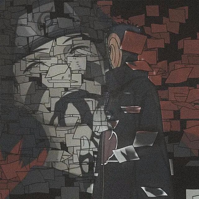 动漫头像火影忍者带土琳头像所到之处都是你的影子