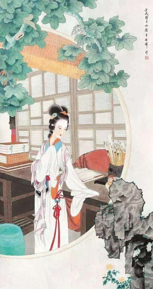 怨妇思夫出上联:"独立小桥,人影不随流水去."远游丈夫该如何应对?