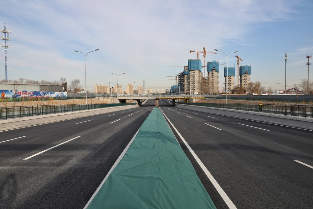 91公里, 与广顺北大街北延南北贯通,接驳香江北路,与现状