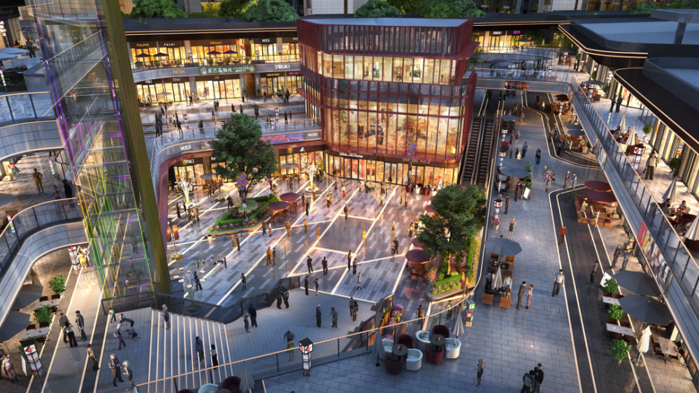 效果图一次投资多种业态多样化的商业可能上河金街全家庭,全龄段吃喝