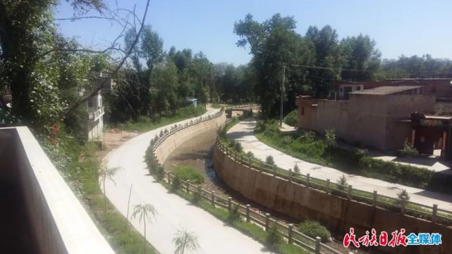 记者千村行 张家庄村 河滩地变身景观路 张家庄村 河滩 张学中 村上