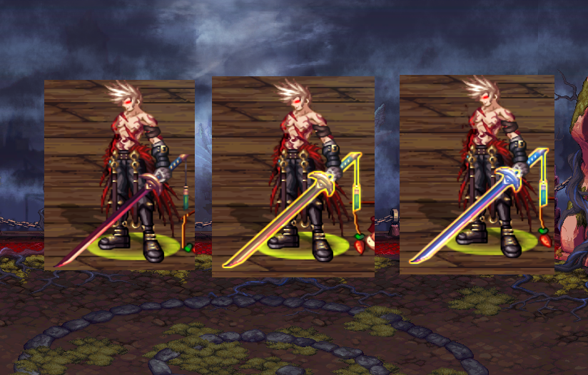 dnf这把史诗太刀被埋没幻化外观帅气却只能自制做出来