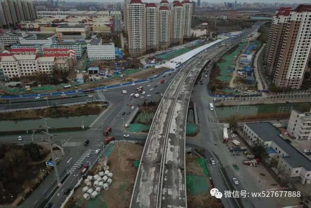 图六,津静立交桥现在现场图图五,津静立交桥完工效果图图四,海泰发展