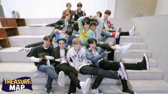 treasure的团综《treasure map》已于10月14日进行首播.