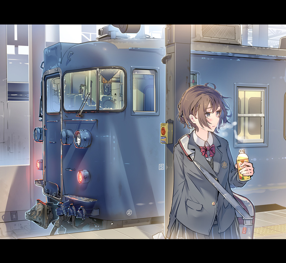 列车与少女,在清新的画风里奇妙的旅途