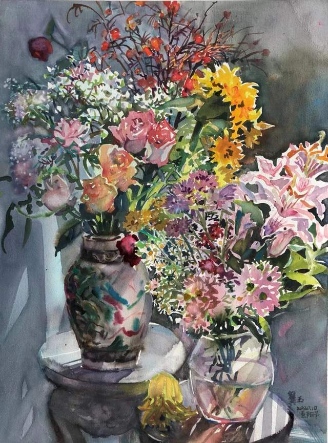 龚玉她的水彩画常常能牵动起记忆的回望