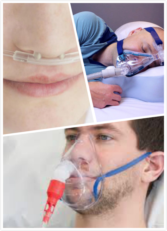 单侧鼻导管吸氧图片