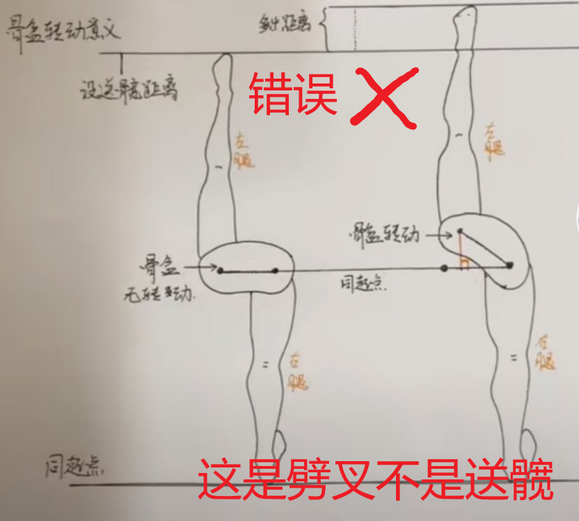 有一些送髋的教程,展示一些送髋专项训练的动作,内容就是向前尽力迈腿