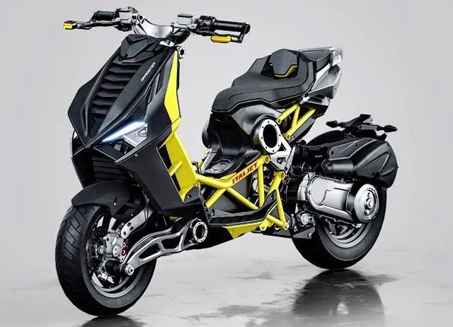 颠覆还是抄袭:金城推出前置单摇臂踏板车型jc200t-9!_腾讯新闻