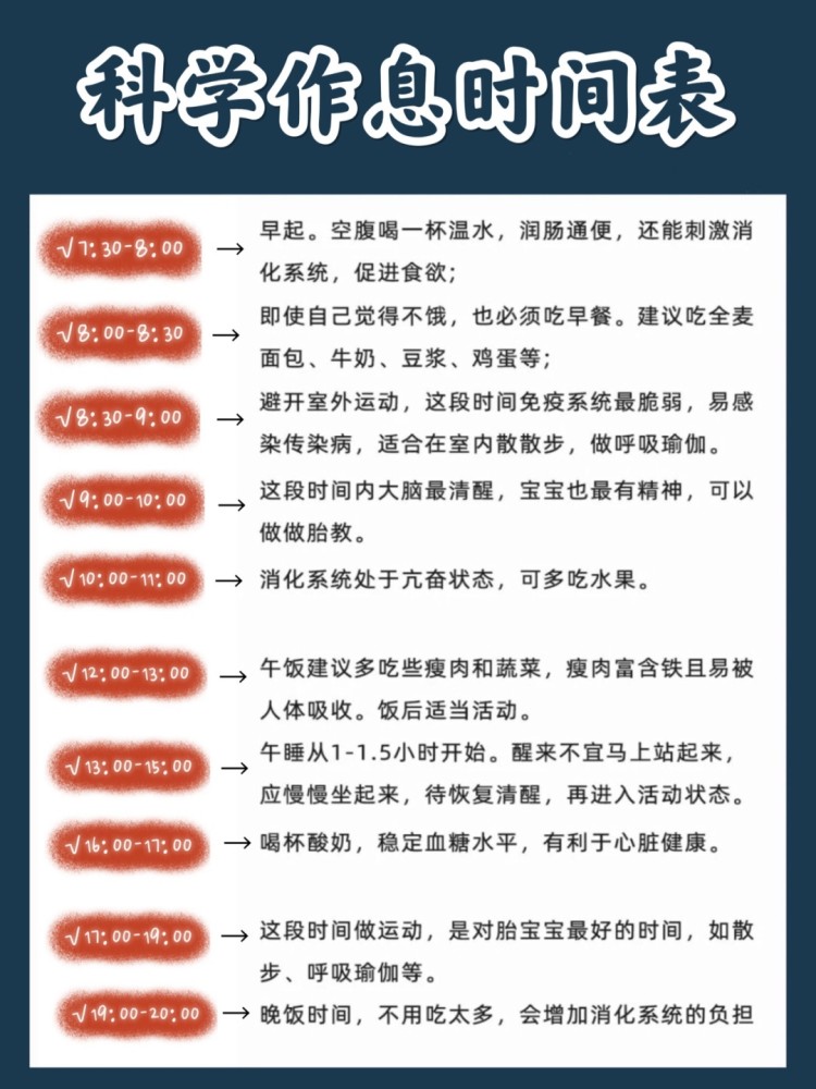 每天健康饮食作息表(健康的饮食作息规律表)