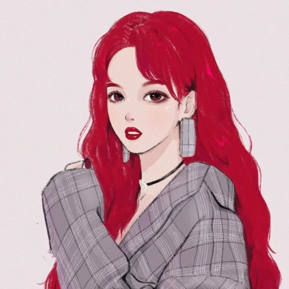 女团风手绘头像想要成为你众所周知的欢喜