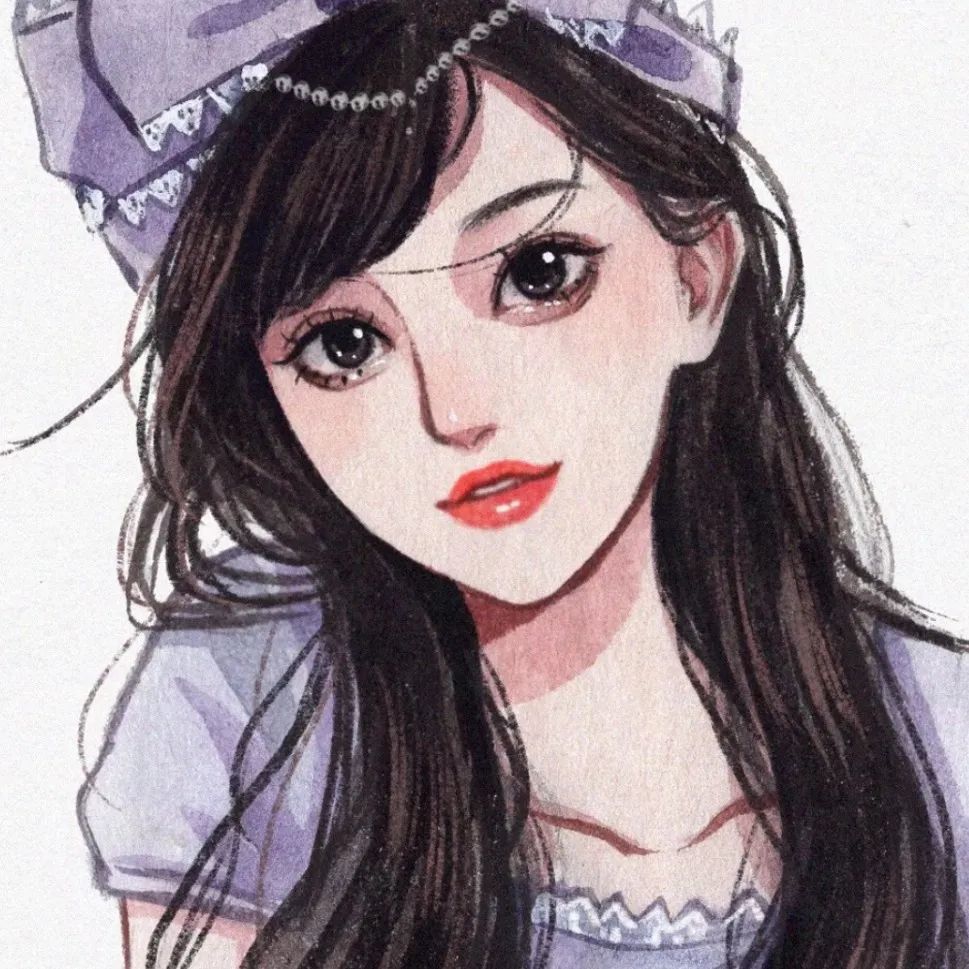 女团风手绘头像想要成为你众所周知的欢喜