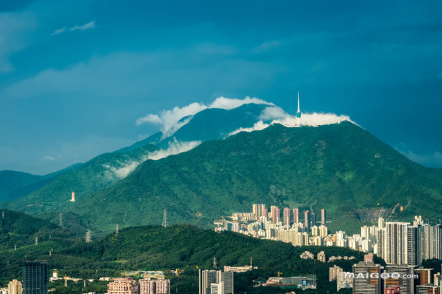 深圳十大山峰深圳爬山好去处