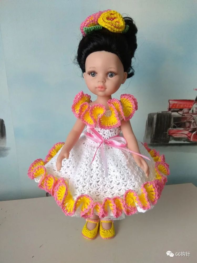 66钩针可爱娃衣大合集