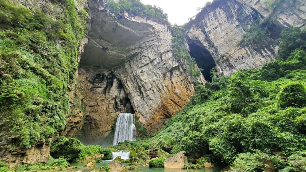 暗流河,喀斯特熔岩的得意之作