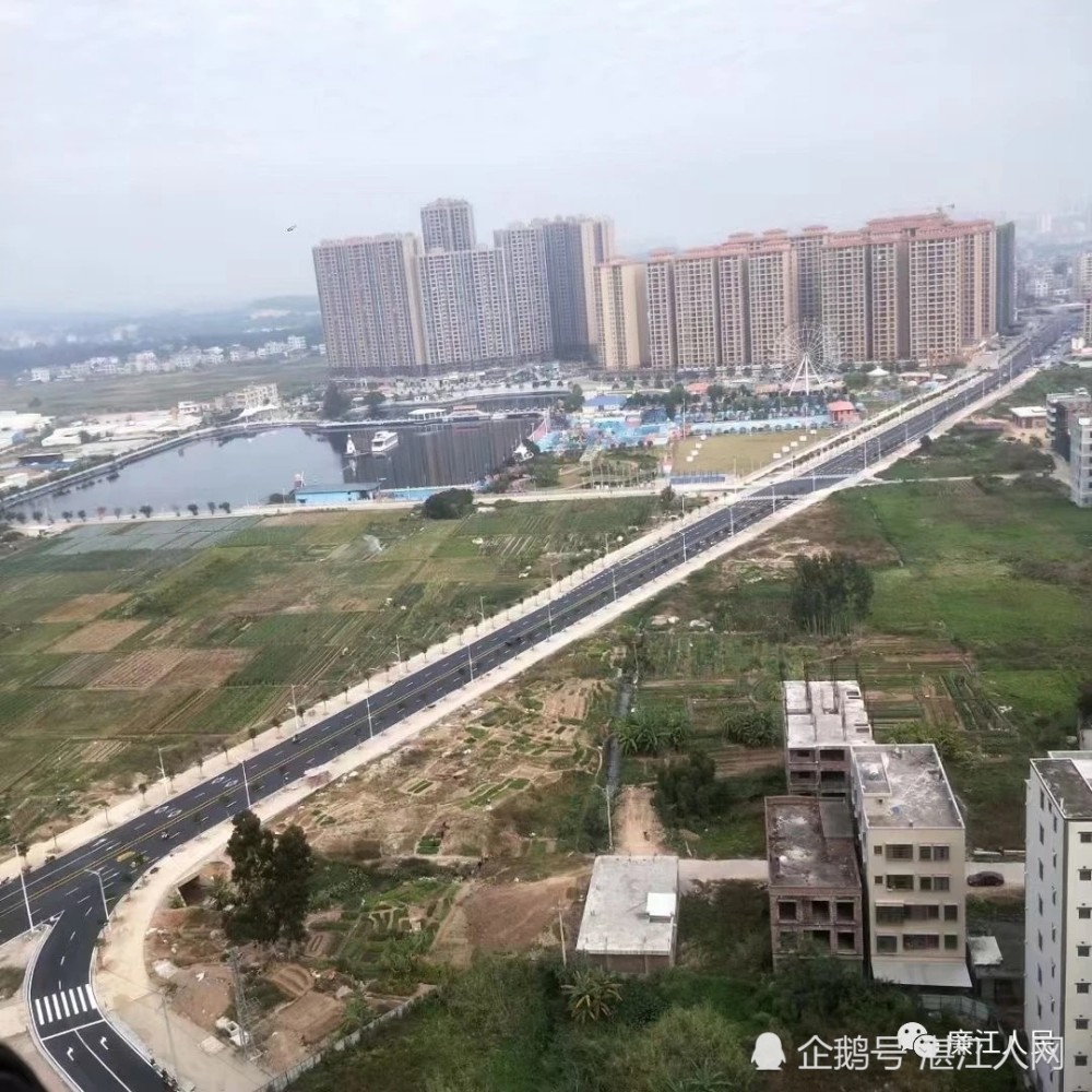 這些路段全是瀝青路,打通了城南片區各交通道路,也給廉江帶來新的發展