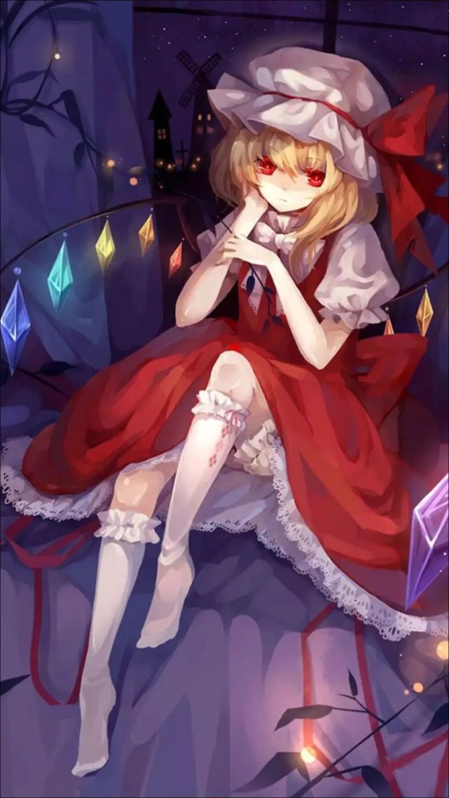 芙兰朵露 壁纸 东方project 壁纸 蕾米莉亚 红魔馆 吸血鬼 芙兰朵露