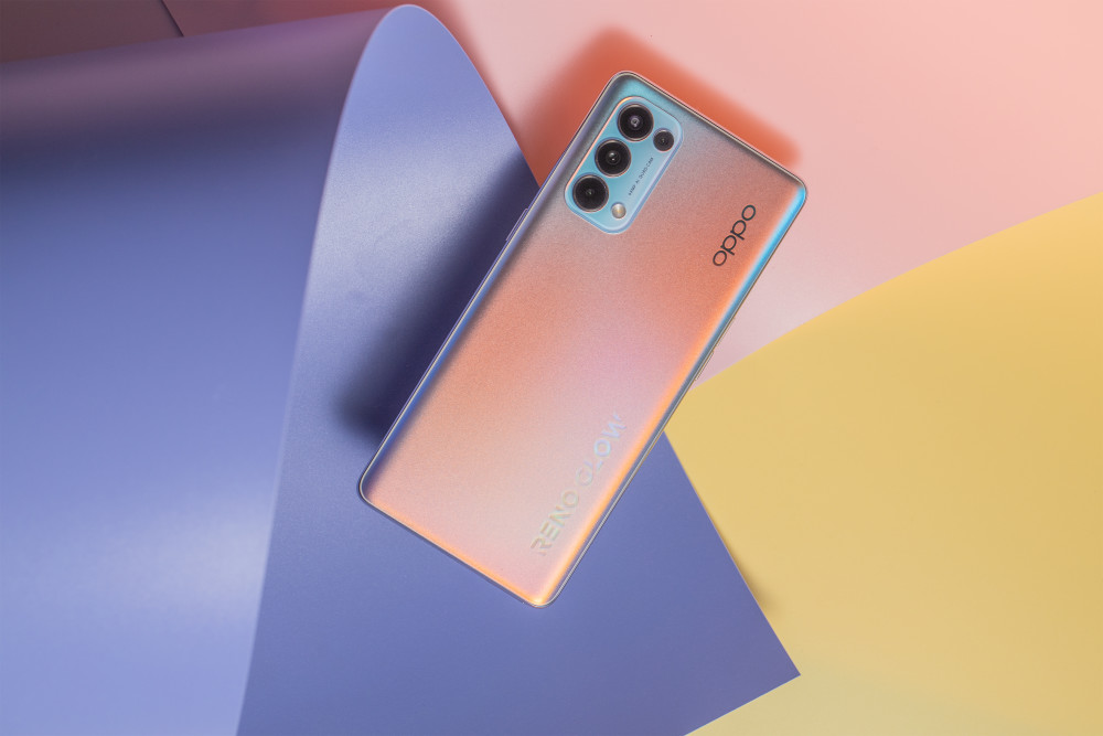 opporeno5pro图赏升级星钻工艺拼的就是颜值