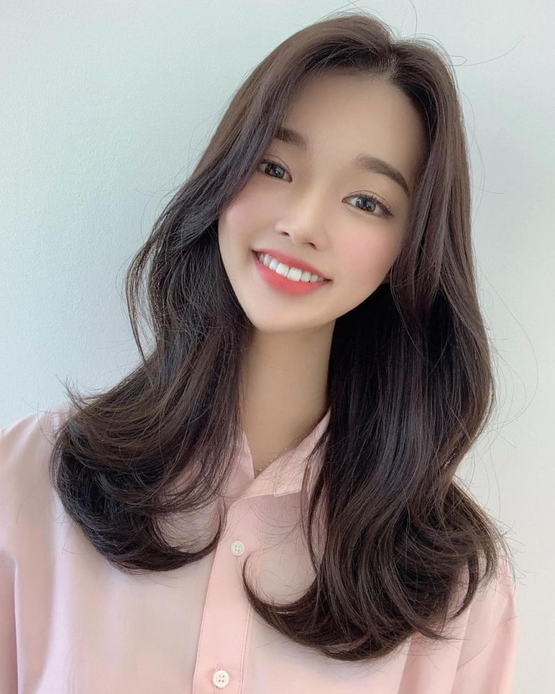 甜美女生的卷发